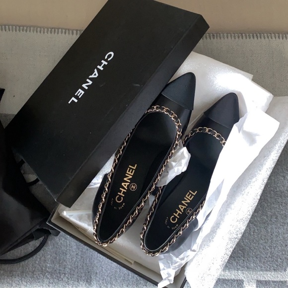 Chanel Chain Heels 36.5 - Picture 1 of 16